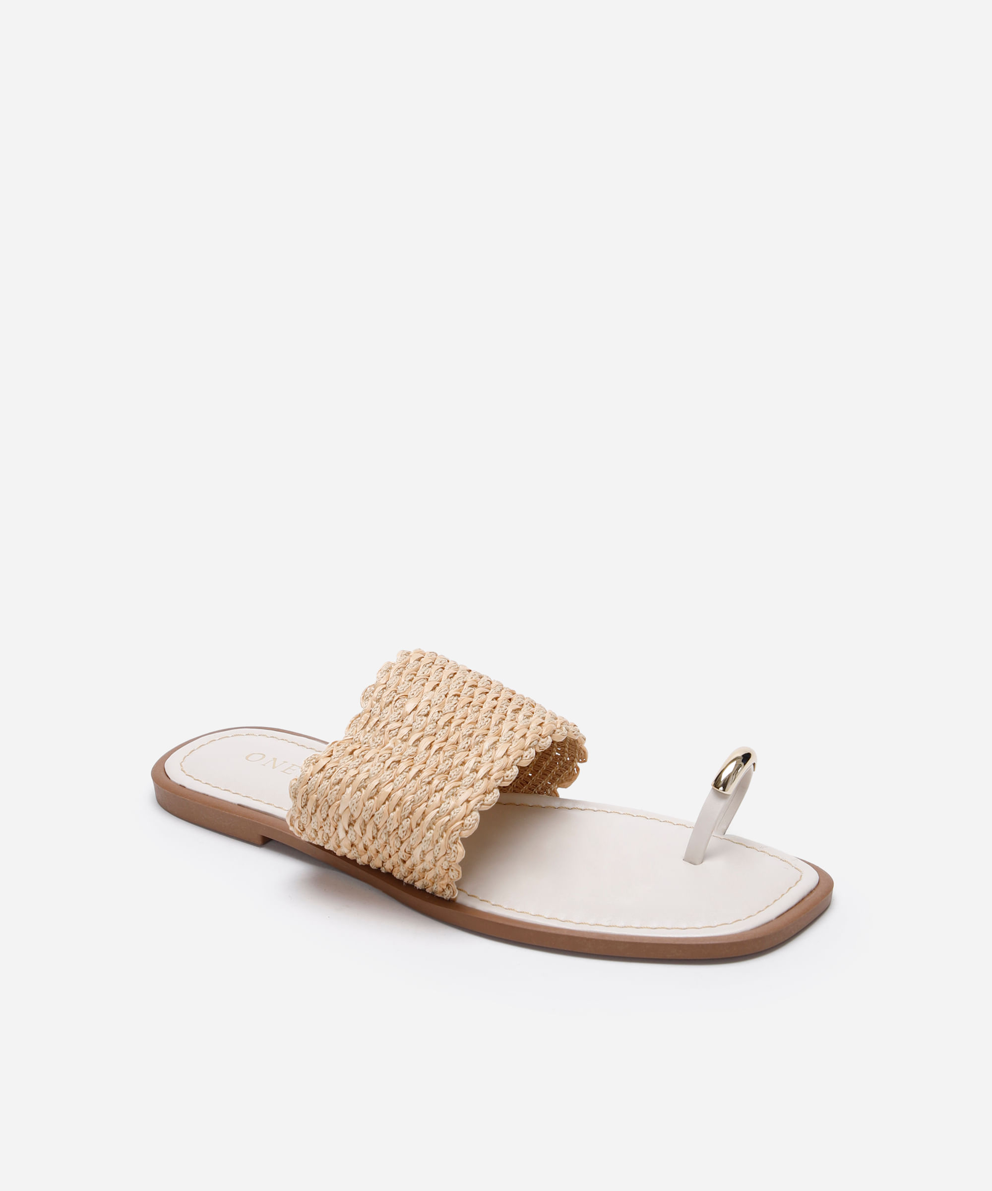 rasteirinha texturizada oneself off white