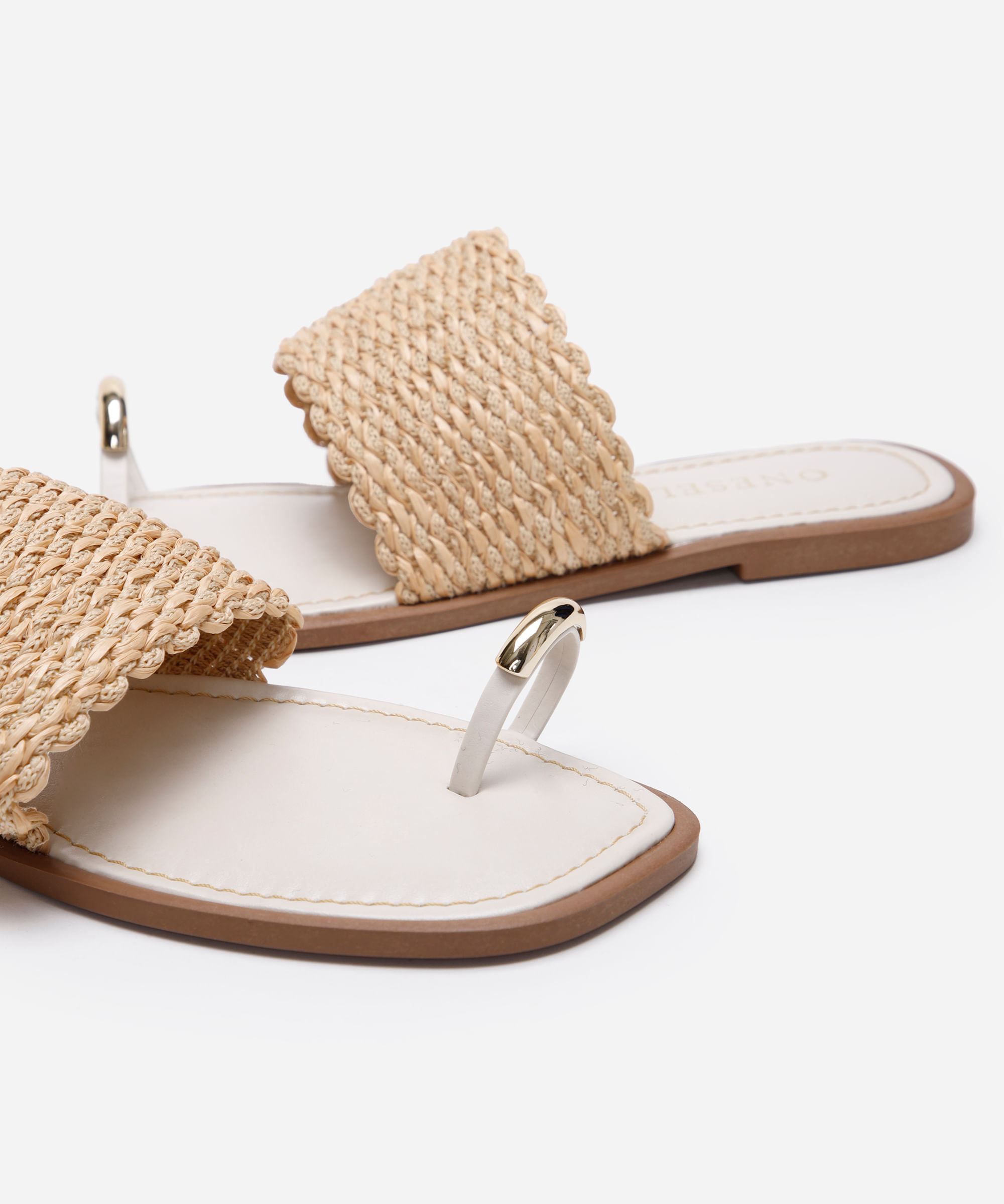 rasteirinha texturizada oneself off white