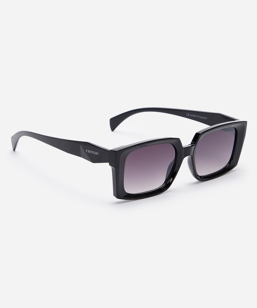 óculos de sol quadrado triton preto