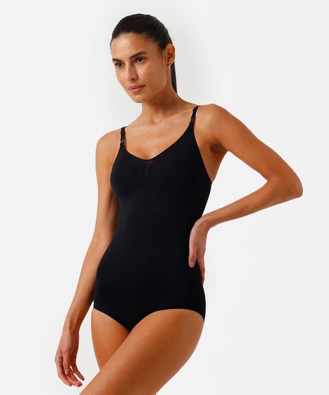 body modelador feminino plié preto