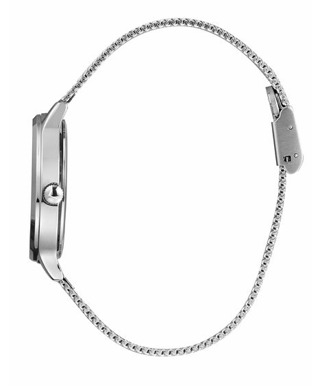 kit relógio feminino lince analógico  lrmh260l36 s2sx pj prateado