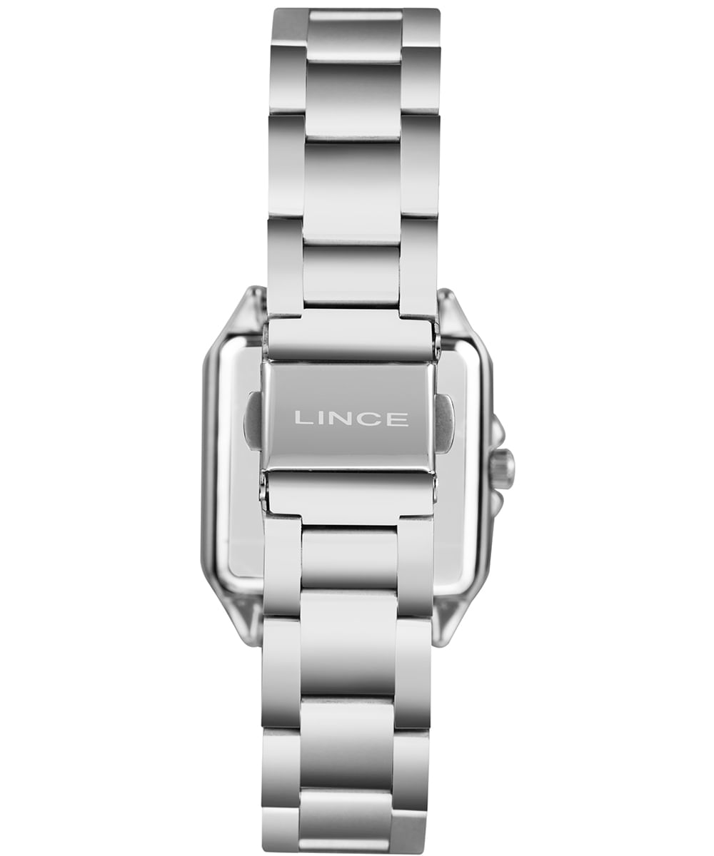 kit relógio feminino lince analógico lqmm060l30 k0hxs2sx prateado