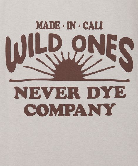 camiseta infantil de algodão estampada bege