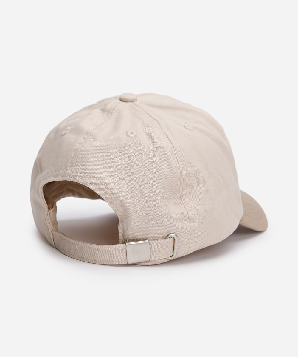 boné bicolor nyc - bege