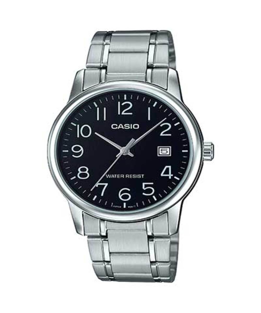 relógio masculino casio analógico mtp v002d 1budf prateado