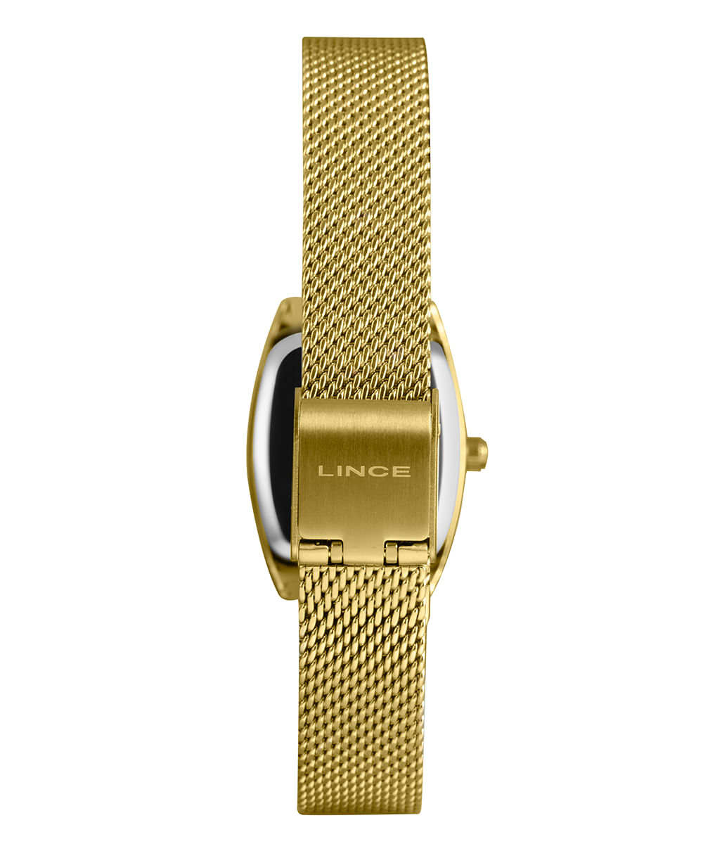 kit relógio feminino lince analógico lqgh278l22 c2kx pj dourado