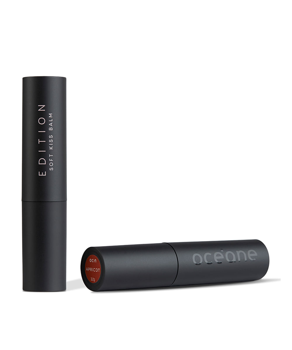 batom océane bálsamo labial soft kiss balm apricot coral