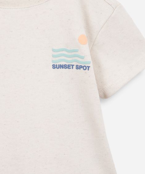 conjunto malha sunset spot bege
