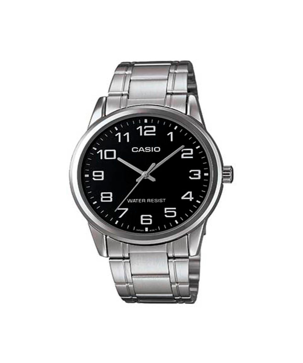 relógio feminino casio analógico mtp v001d 1budf prateado