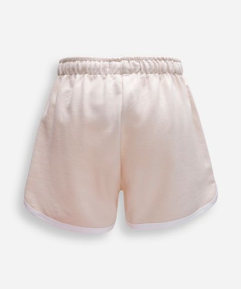 short infantil moletinho los angeles bege