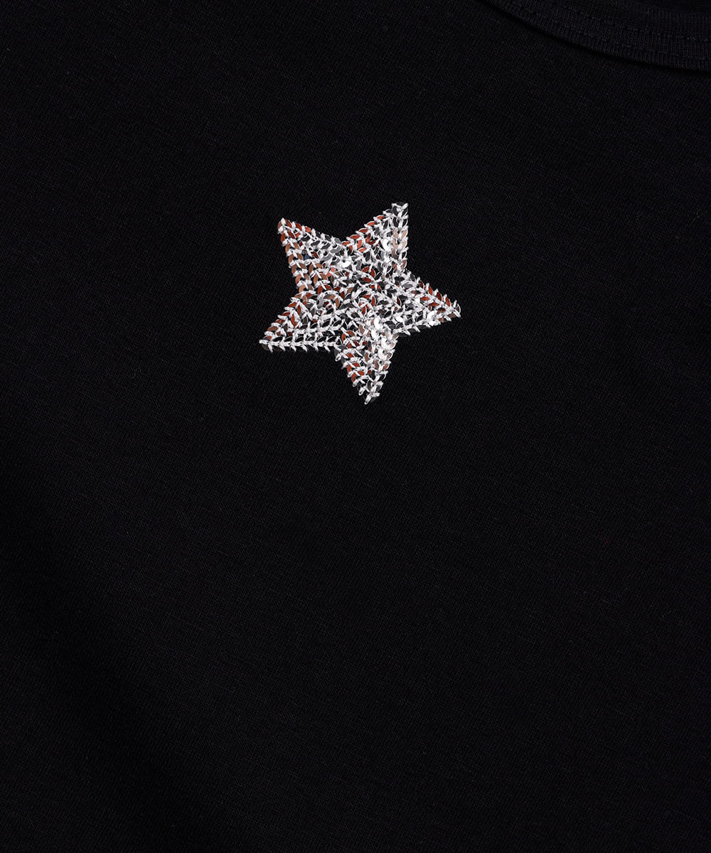 conjunto regata e tutu estrelas preto