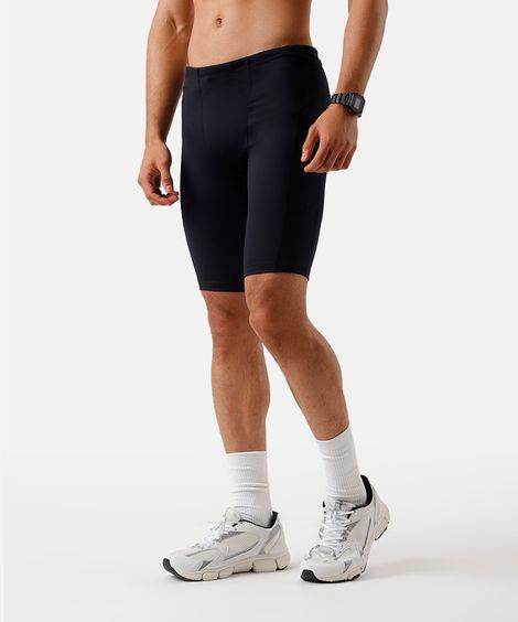 bermuda biker masculina com bolso cea sports preta