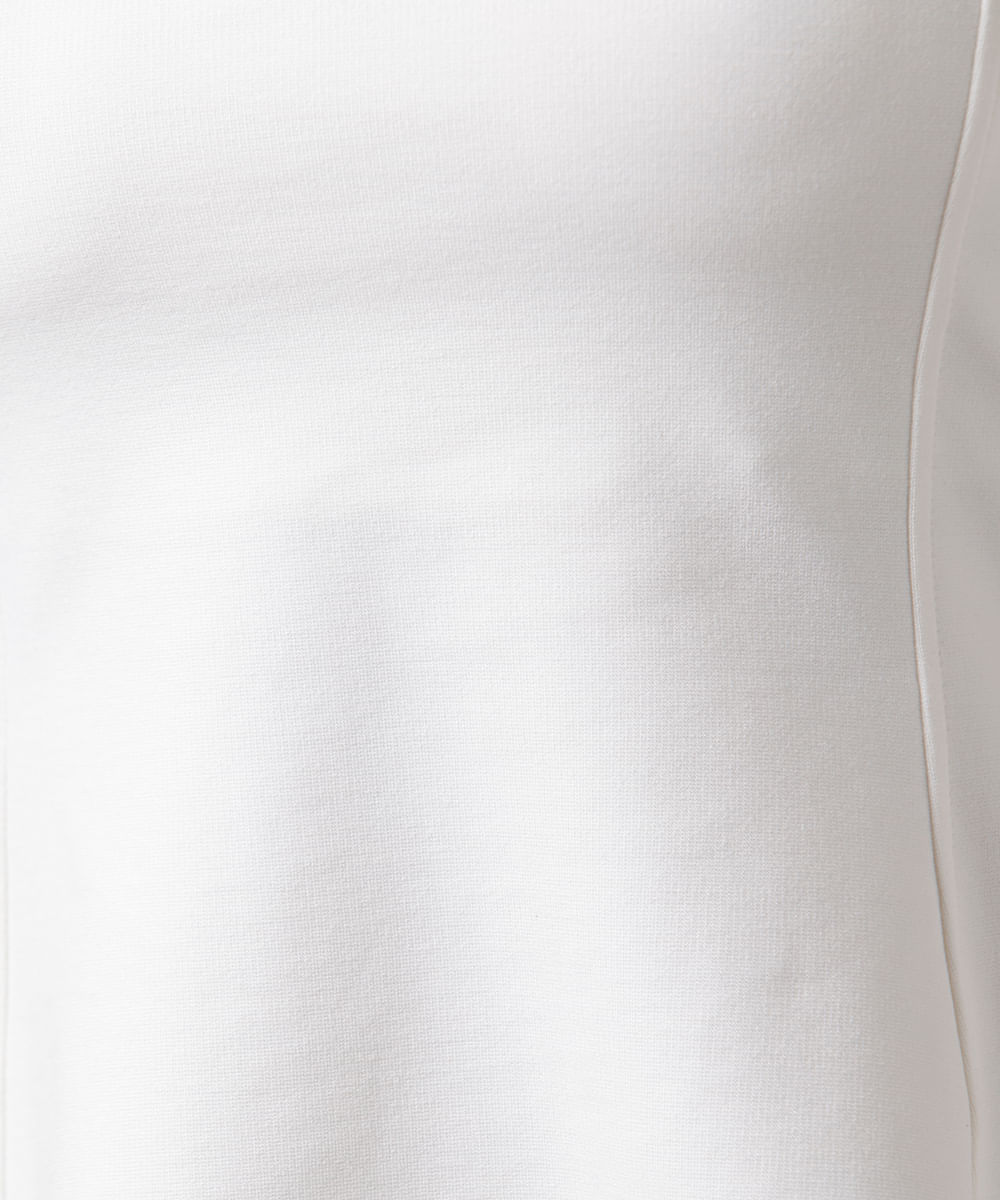 blusa peplum feminina sem alça mindset off white