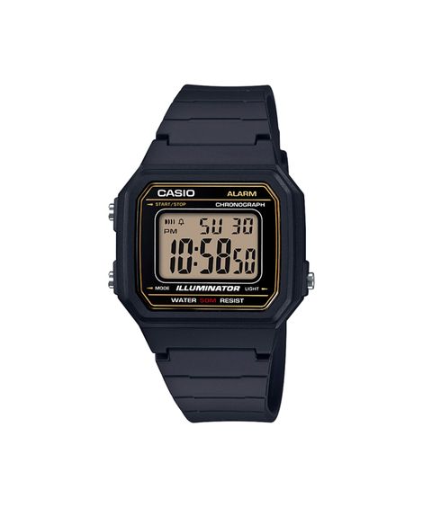 relógio masculino casio digital w 217h 9avdf preto