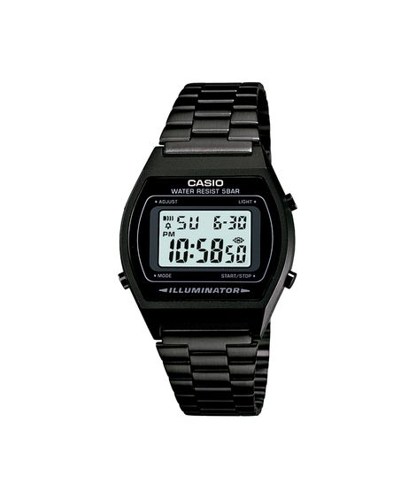 relógio feminino casio digital b640wb 1adf preto