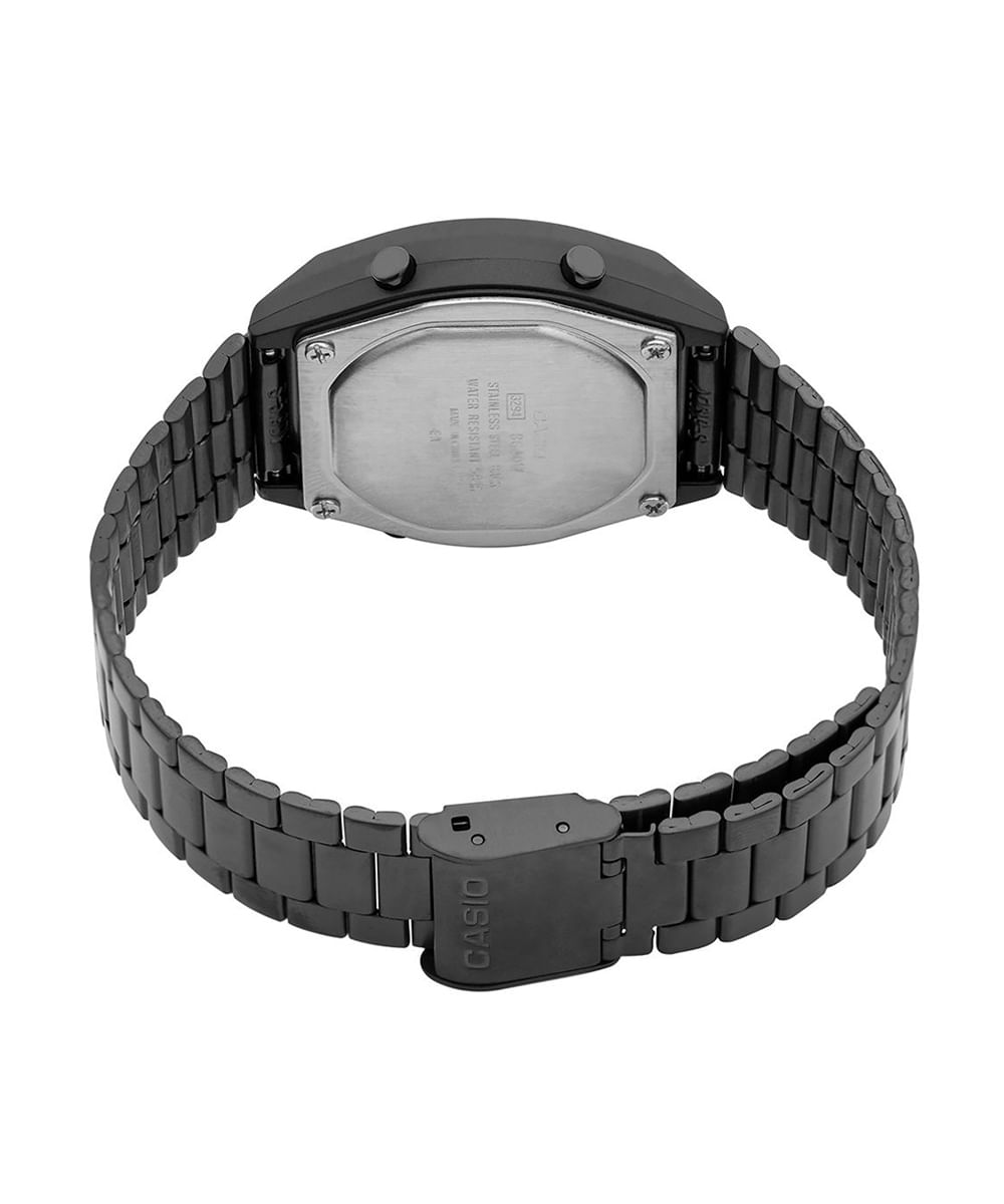 relógio feminino casio digital b640wb 1adf preto