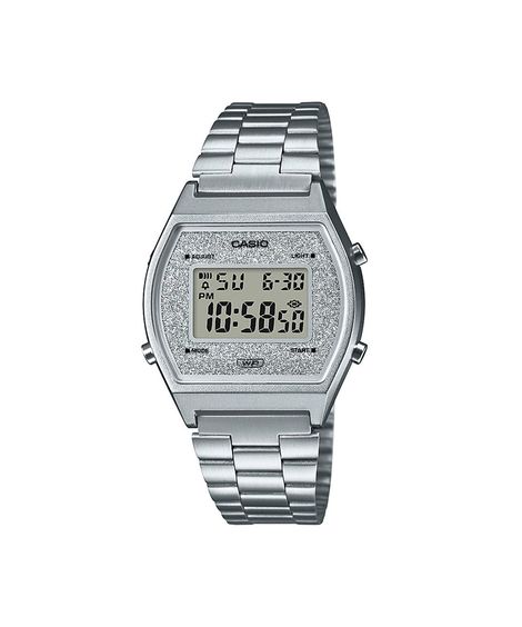 relógio feminino casio digital b640wdg 7df prateado