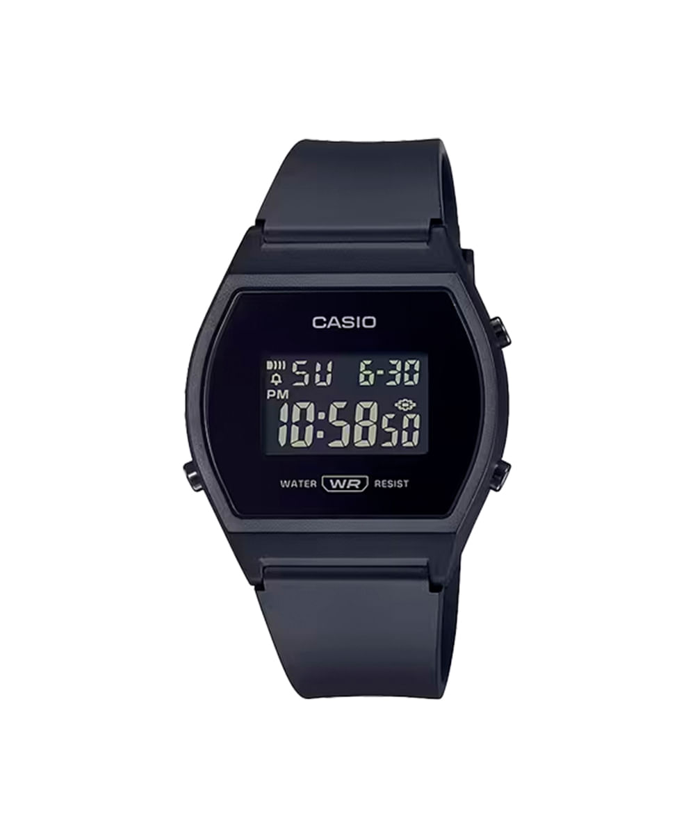 relógio masculino casio digital lw 204 1bdf preto