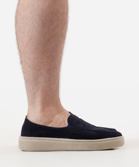 tênis slip on texturizado oneself azul