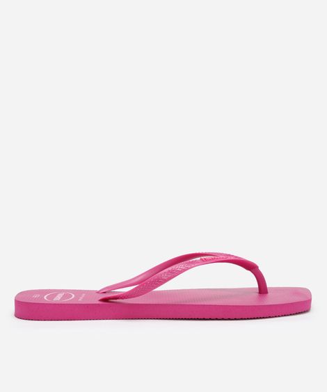 chinelo havaianas slim square rosa