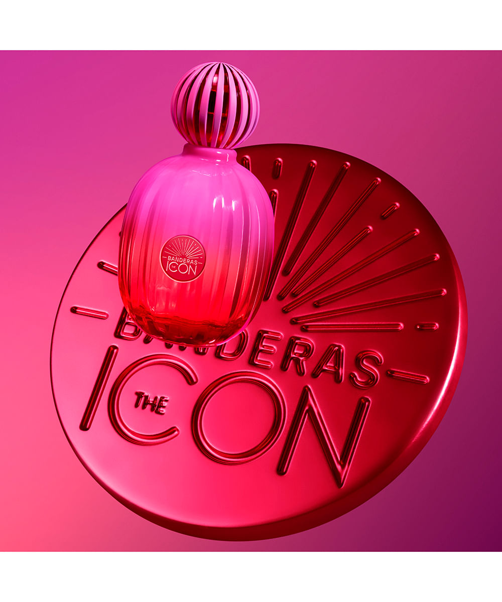 kit perfume feminino banderas the icon supreme eau de parfum intense for women 100ml e desodorante spray 24h 150ml