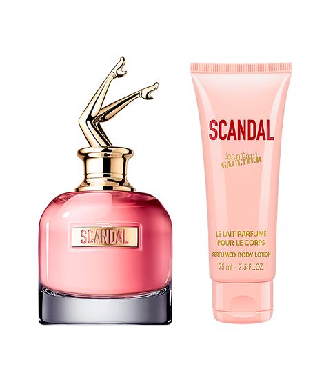 kit perfume feminino jean paul gaultier scandal eau de parfum 50ml e creme corporal perfumed 75ml