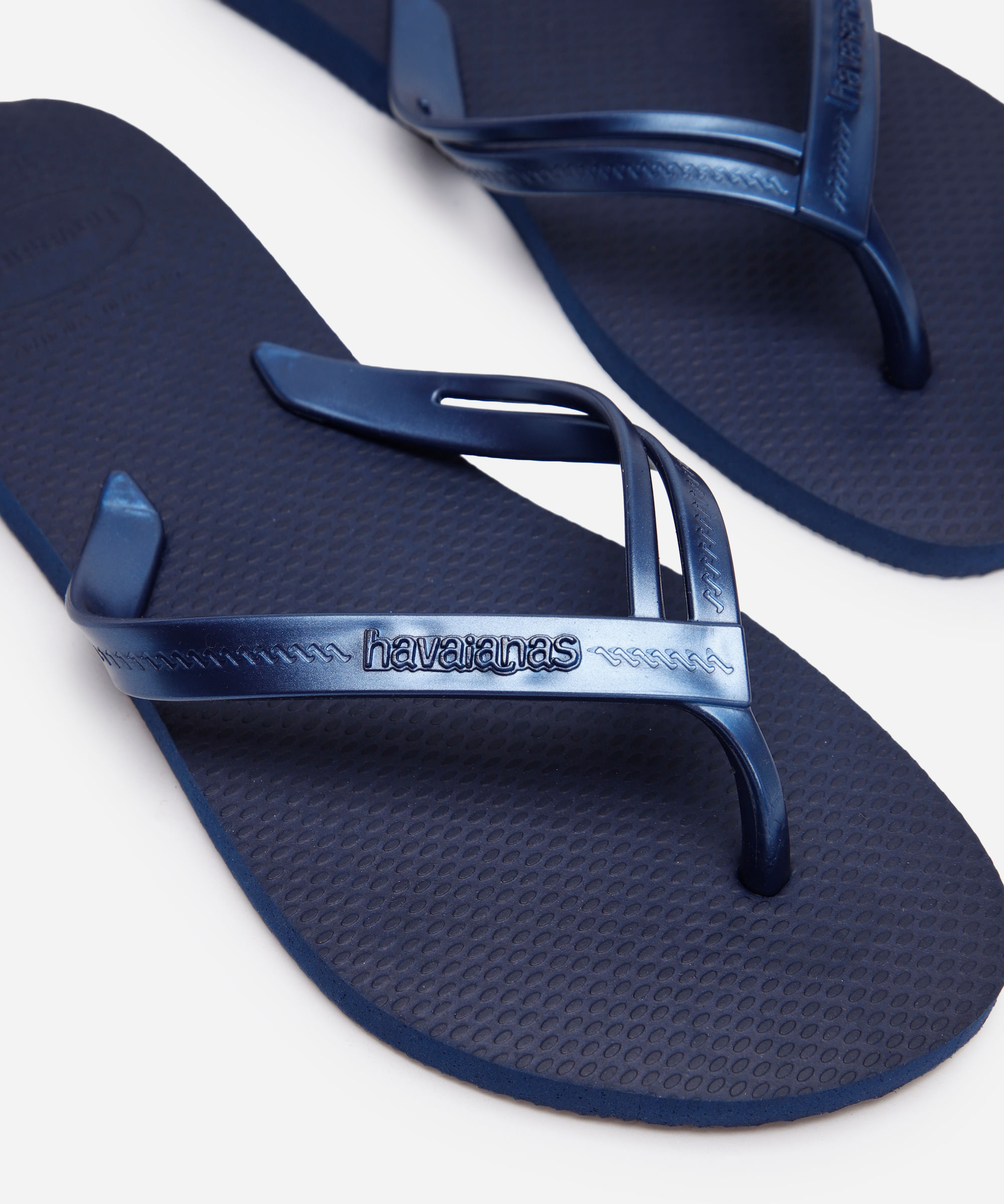 chinelo havaianas elegance azul