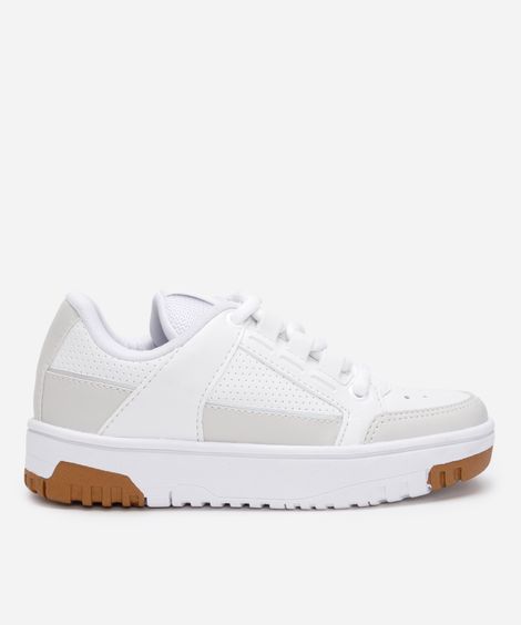 tênis infantil com recortes ollie colorido