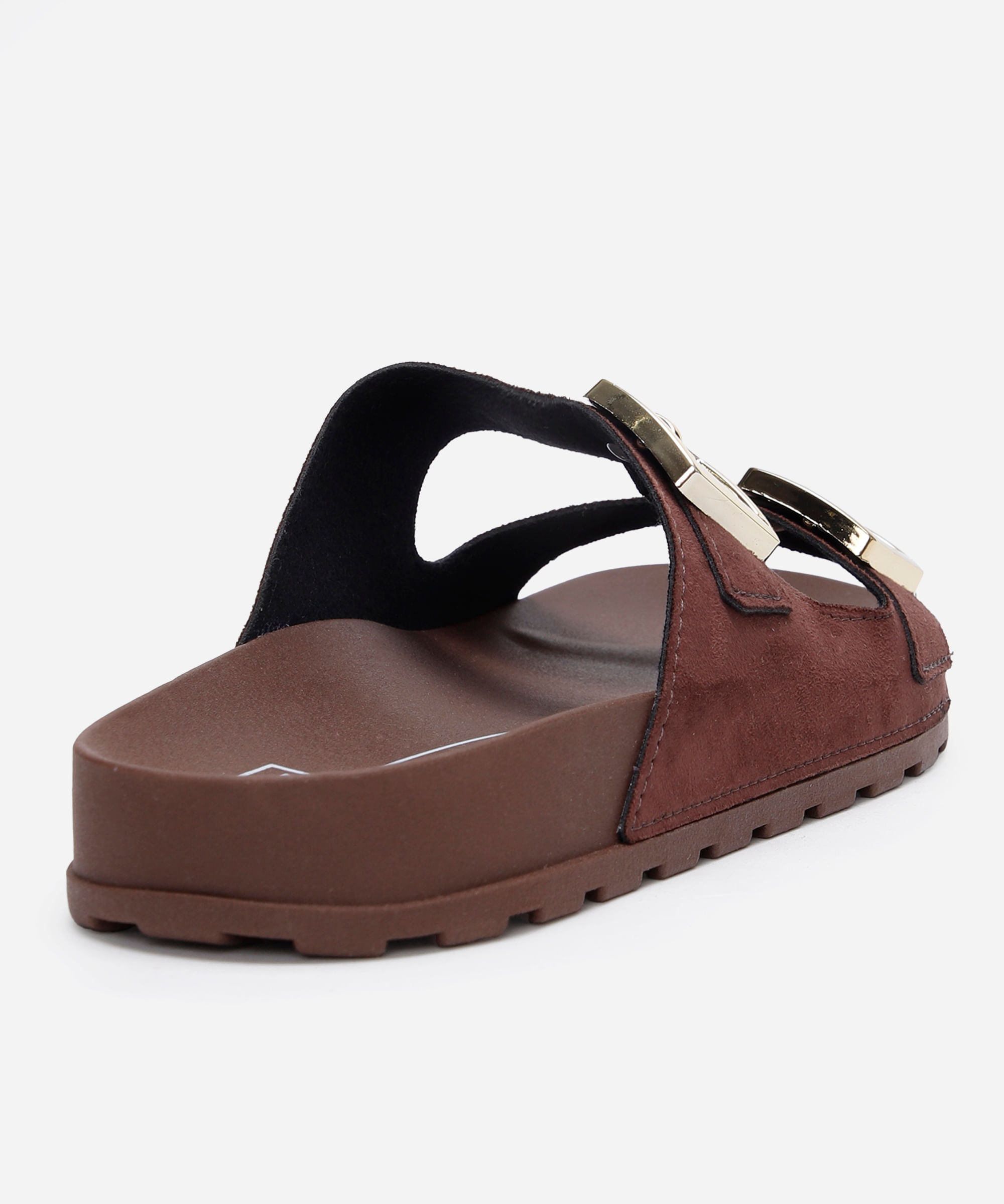 papete com fivelas texturizada moleca marrom