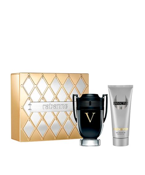 kit perfume masculino rabanne invictus victory eau de parfum extrême 100ml e shampoo all over 100ml
