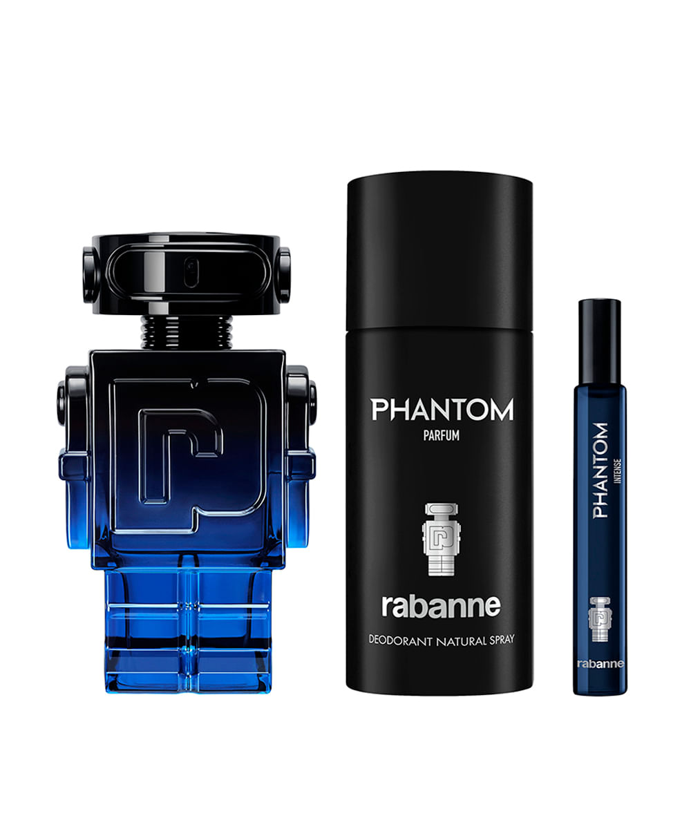 kit perfume masculino rabanne phantom intense eau de parfum intense ...