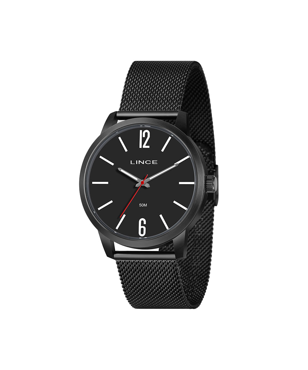 relógio masculino lince analógico mrn4838l44 p2px preto