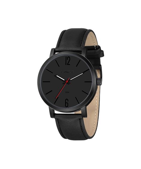 relógio masculino lince analógico mrc4835l46 p2px preto