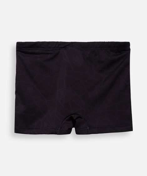 sunga boxer infantil homem aranha preta