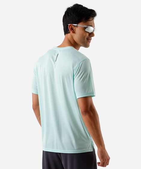 camiseta masculina quadriculada esportiva verde