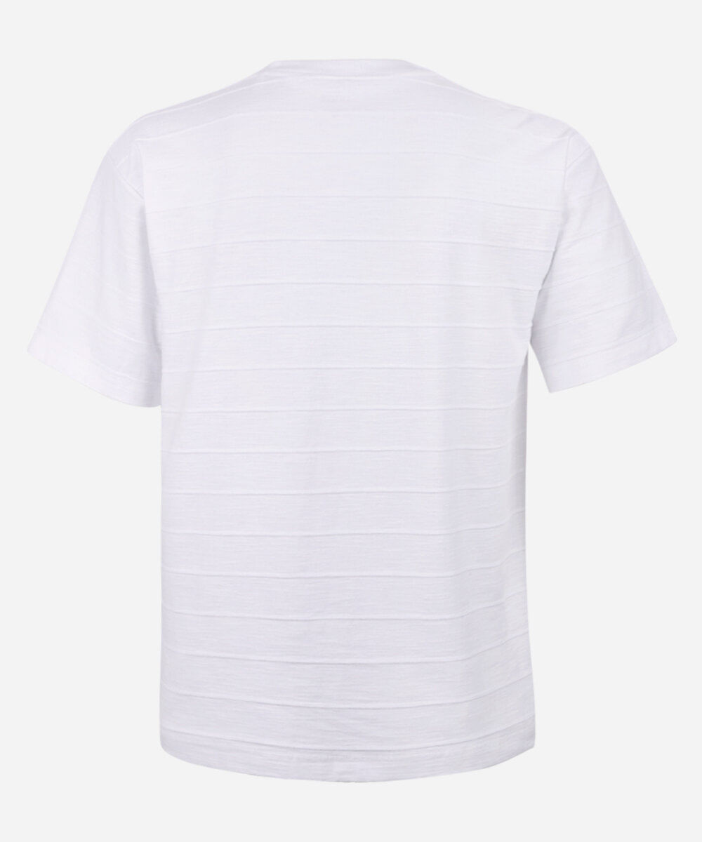 camiseta comfort juvenil de algodão manga curta off white