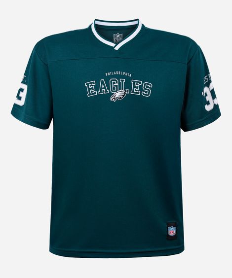 camiseta juvenil manga curta eagles verde