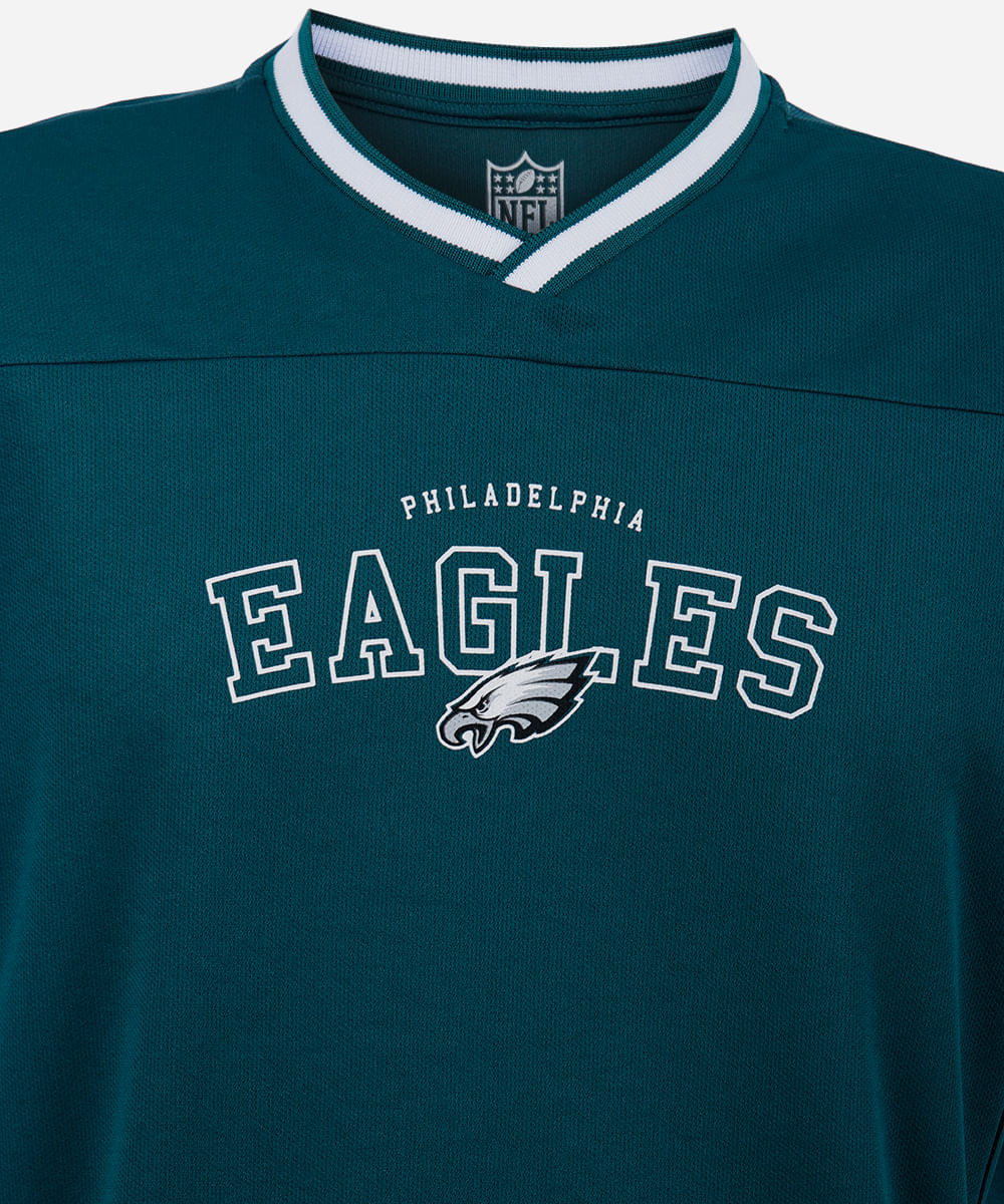 camiseta juvenil manga curta eagles verde