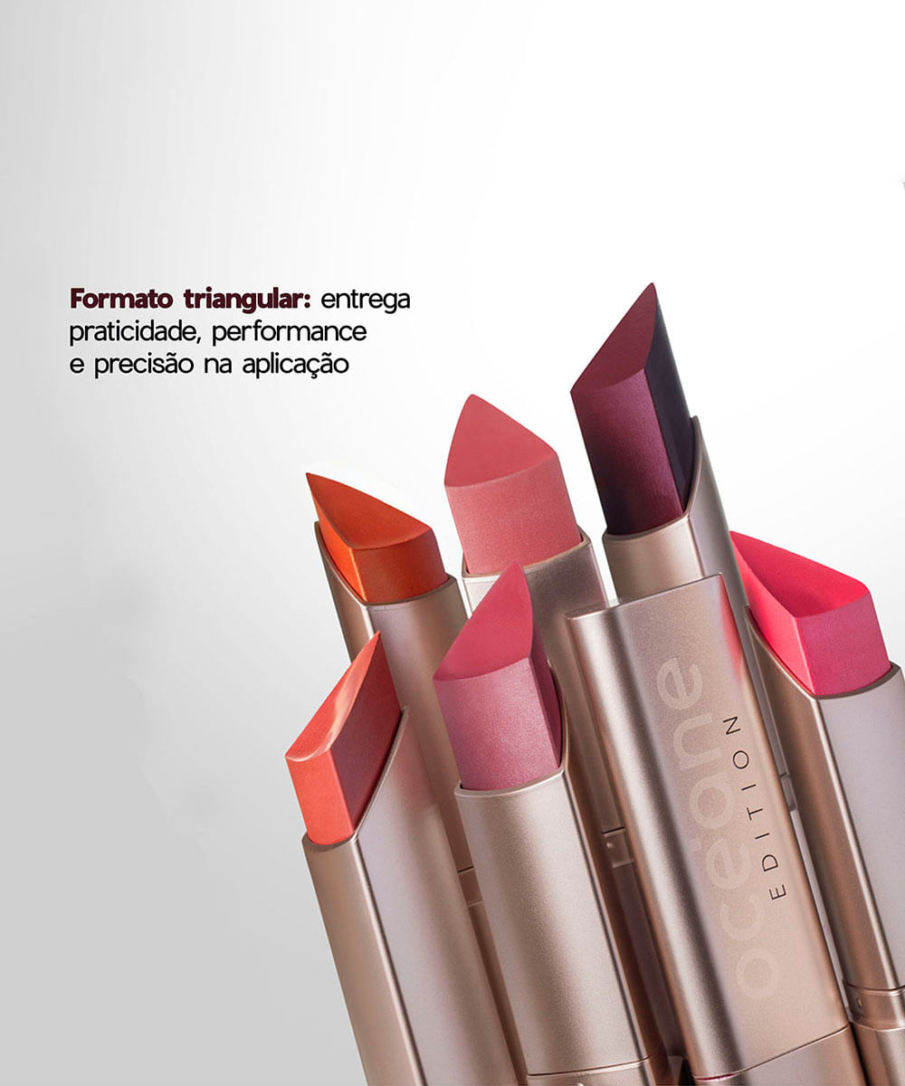 blush bastão océane glow blush stick edition flame