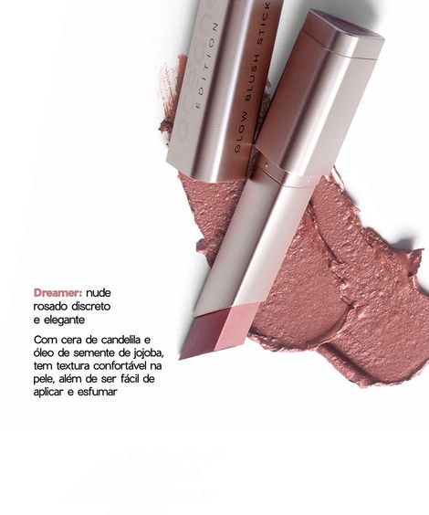 blush bastão océane glow blush stick edition dreamer