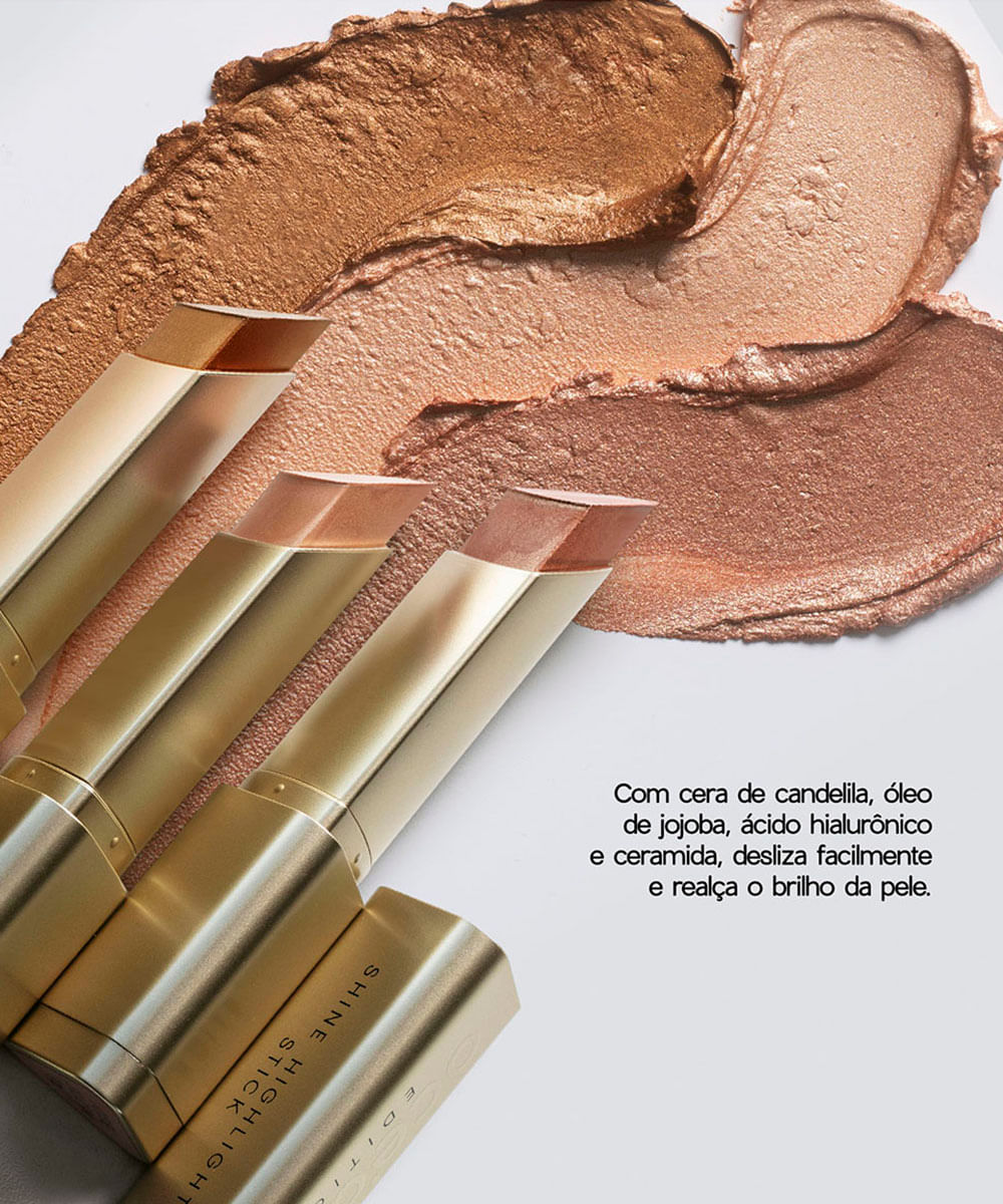 iluminador bastão océane shine highlight stick edition sun glow