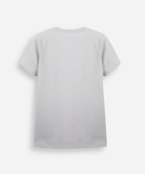 camiseta infantil de algodão jurassic park cinza