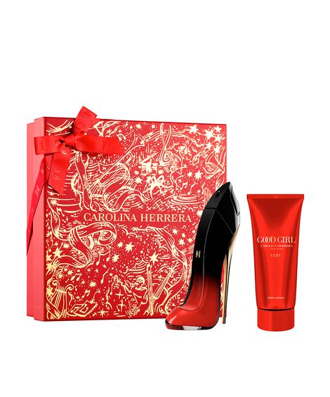 kit perfume feminino carolina herrera very good girl elixir eau de parfum  80ml e creme corporal 100ml