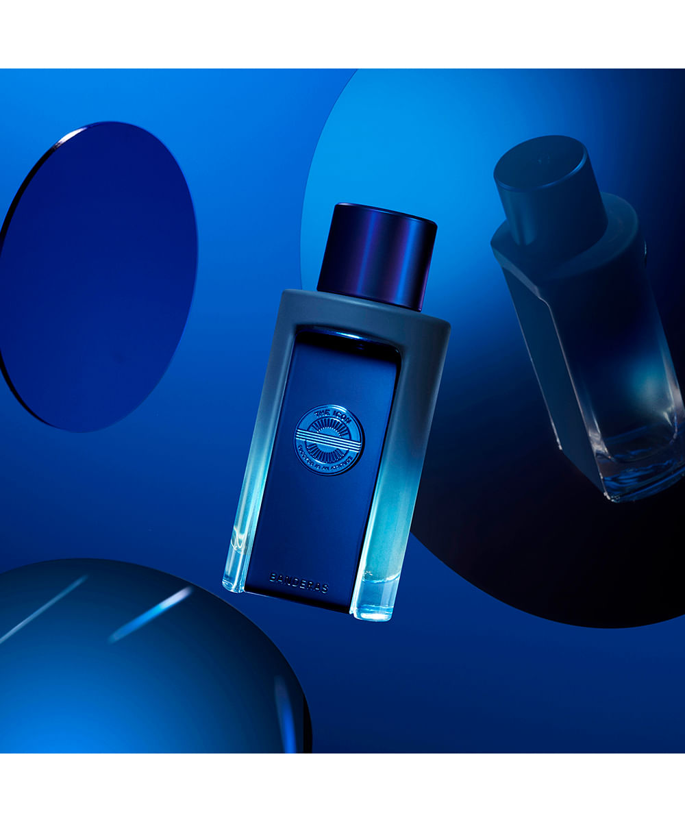 kit perfume masculino banderas the icon supreme eau de parfum intense for men 100ml e desodorante spray 24h 150ml
