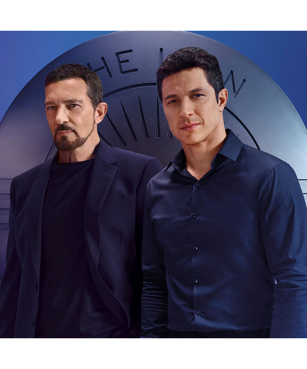 kit perfume masculino banderas the icon supreme eau de parfum intense for men 100ml e desodorante spray 24h 150ml