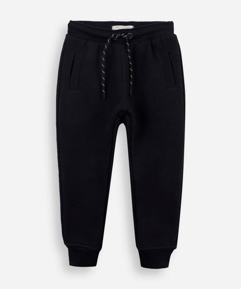 calça de moletom infantil com cordão preta