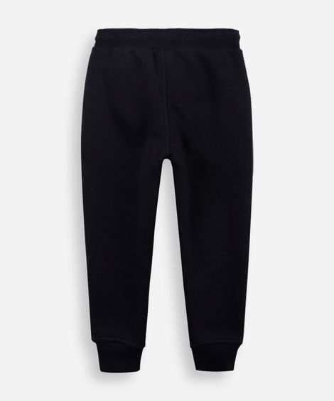 calça de moletom infantil com cordão preta