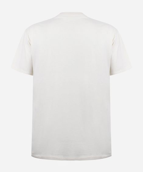 camiseta juvenil comfort listras off white