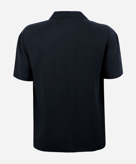 camisa juvenil oversized preta
