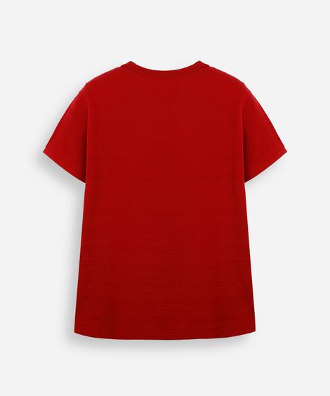 camiseta de algodão infantil homem aranha vermelha